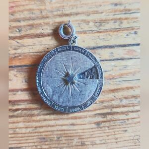 Monet vintage 70's horoscope charm movable silvertone